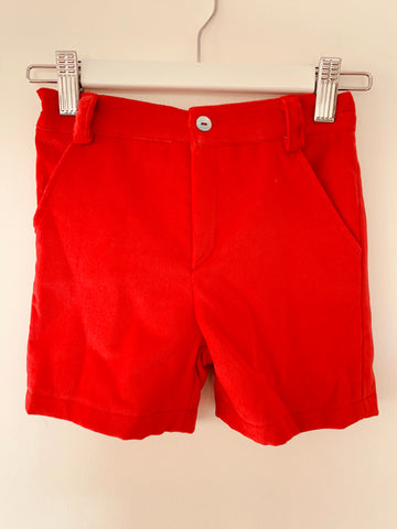 Christmas red velvet  shorts