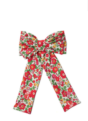Red Betsy Hair Bow clip