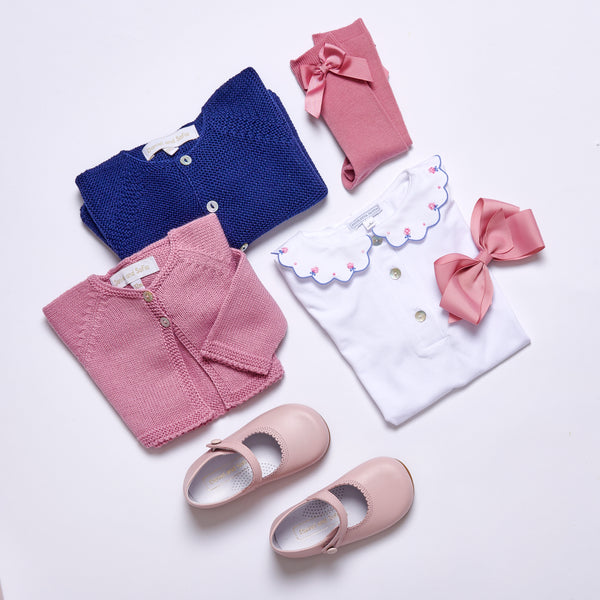 Short sleeves T-shirt -Blue/Pink flowers