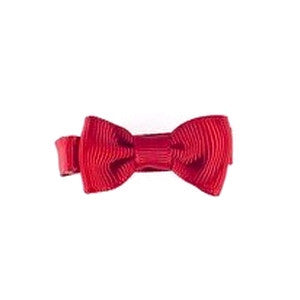 Small Hair Bow- Red